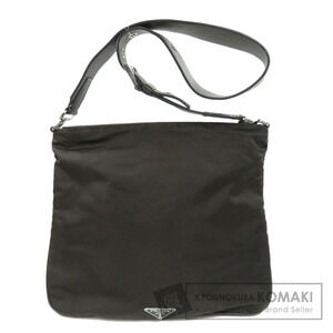 Prada Tessuto Crossbody bag leather Black